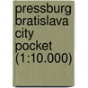 Pressburg Bratislava City Pocket (1:10.000) by Gustav Freytag