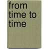 From Time to Time door John Mcleod