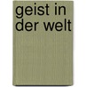 Geist in der Welt door Karl Rahner