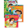 Dora - kleurboek, prikblok en toverkrasblok