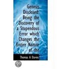 Genesis Disclosed door Thomas A. Davies