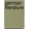 German Literature door Stuart Taberner