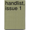 Handlist, Issue 1 door Club Baskerville