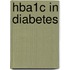 Hba1c In Diabetes