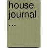 House Journal ... door Wyoming Wyoming