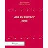 Tekstuitgave GBA en Privacy door Onbekend