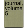 Journal, Volume 5 door Onbekend