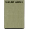 Kalender-Tabellen door Felix Muller