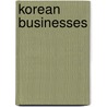Korean Businesses door Chris Rowley