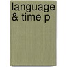 Language & Time P door Quentin Smith