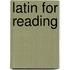 Latin For Reading