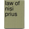 Law of Nisi Prius door John King Findlay