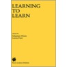 Learning to Learn by Sebastian Thrun