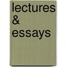 Lectures & Essays door J. Sutherland 1846 Black