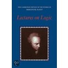 Lectures on Logic door Immanual Kant