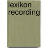 Lexikon Recording door Peter Martinus