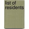 List Of Residents door Boston (Mass.). Election Dept