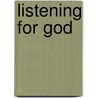 Listening for God door Renita Weems