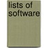 Lists Of Software