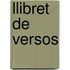 Llibret De Versos