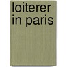 Loiterer In Paris door Helen Weston Henderson
