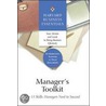 Manager's Toolkit door Harvard Business School Press