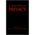 Matter Of Privacy