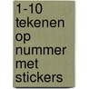1-10 tekenen op nummer met stickers