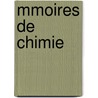 Mmoires de Chimie door Martin Heinrich Klaproth
