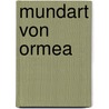 Mundart Von Ormea door Bernhard Schdel