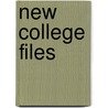 New College Files door Irmgard Kunzfeld