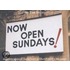 Now Open Sundays!