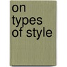 On Types Of Style door Hermogenes