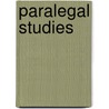 Paralegal Studies door Paul D. Jordan