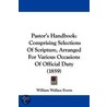 Pastor's Handbook by William Wallace Everts