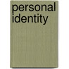 Personal Identity door Harold W. Noonan