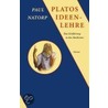 Platos Ideenlehre by Paul Natorp