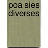 Poa Sies Diverses door Moncrif