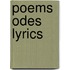 Poems Odes Lyrics