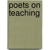 Poets On Teaching door Onbekend