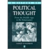 Political Thought door Janet Coleman
