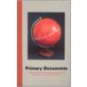 Primary Documents by TomáS. Pospiszyl