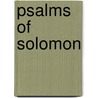 Psalms of Solomon by Heerak Christian Kim