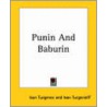 Punin And Baburin by Sergeevich Ivan Turgenev