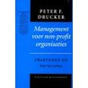 Management voor non-profit organisaties door P.F. Drucker