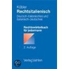 Rechtsitalienisch door Gerhard Köbler