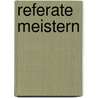 Referate meistern door Maren Konrad