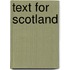 Text For Scotland