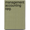 Management accounting opg. by Unknown