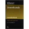 Woordenboek bouwkunde door J. van Odenhoven